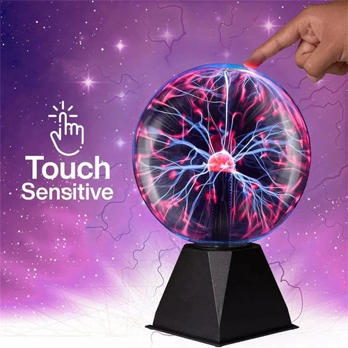 Boule Plasma Magique LED Tactile - Lampe Scientifique Décorative