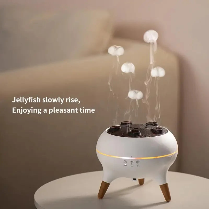Humidificateur d'Air Méduse Dynamique – Veilleuse LED Déco