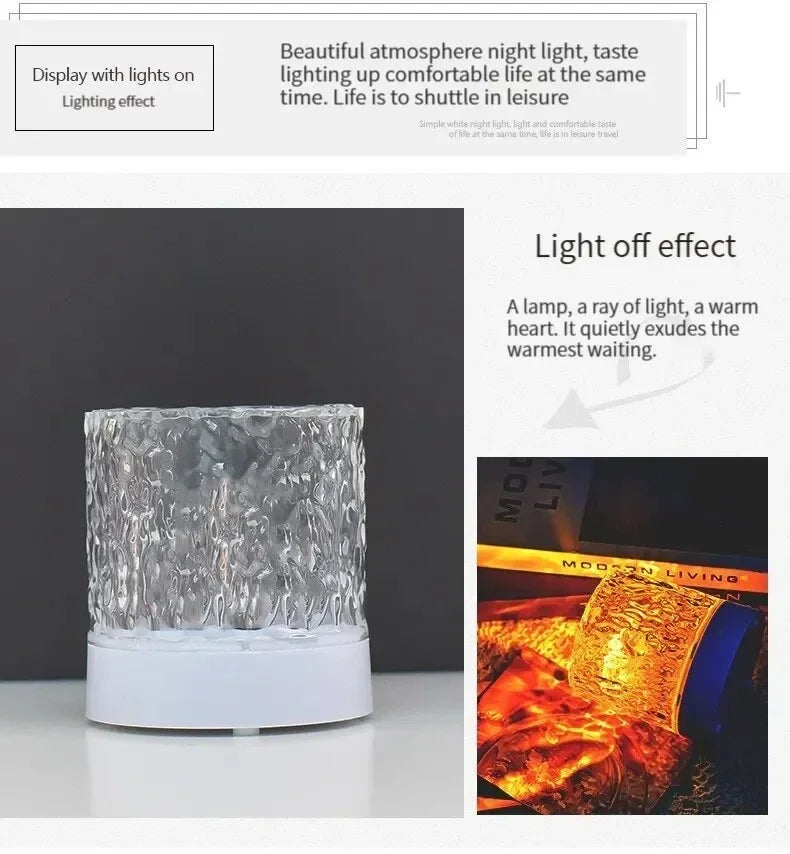 Lampe Projecteur LED Effet Vagues d'Eau - 16 Couleurs avec Télécommande