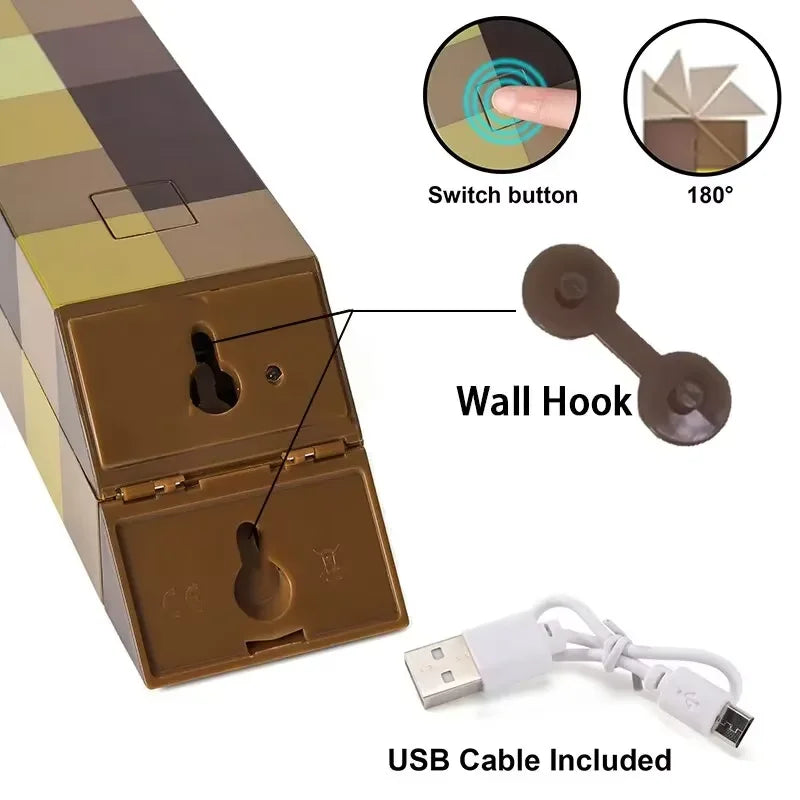 Lampe Torche LED Rechargeable USB - Veilleuse Décorative pour Enfants