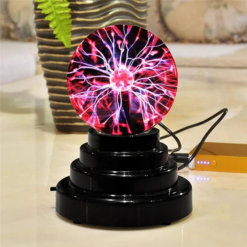 Boule Plasma Magique LED Tactile - Lampe Scientifique Décorative