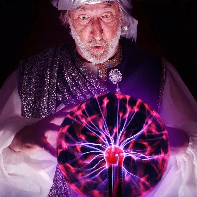 Boule Plasma Magique LED Tactile - Lampe Scientifique Décorative