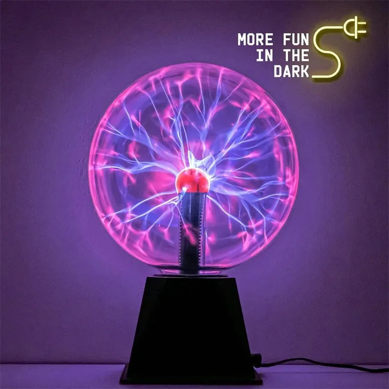 Boule Plasma Magique LED Tactile - Lampe Scientifique Décorative