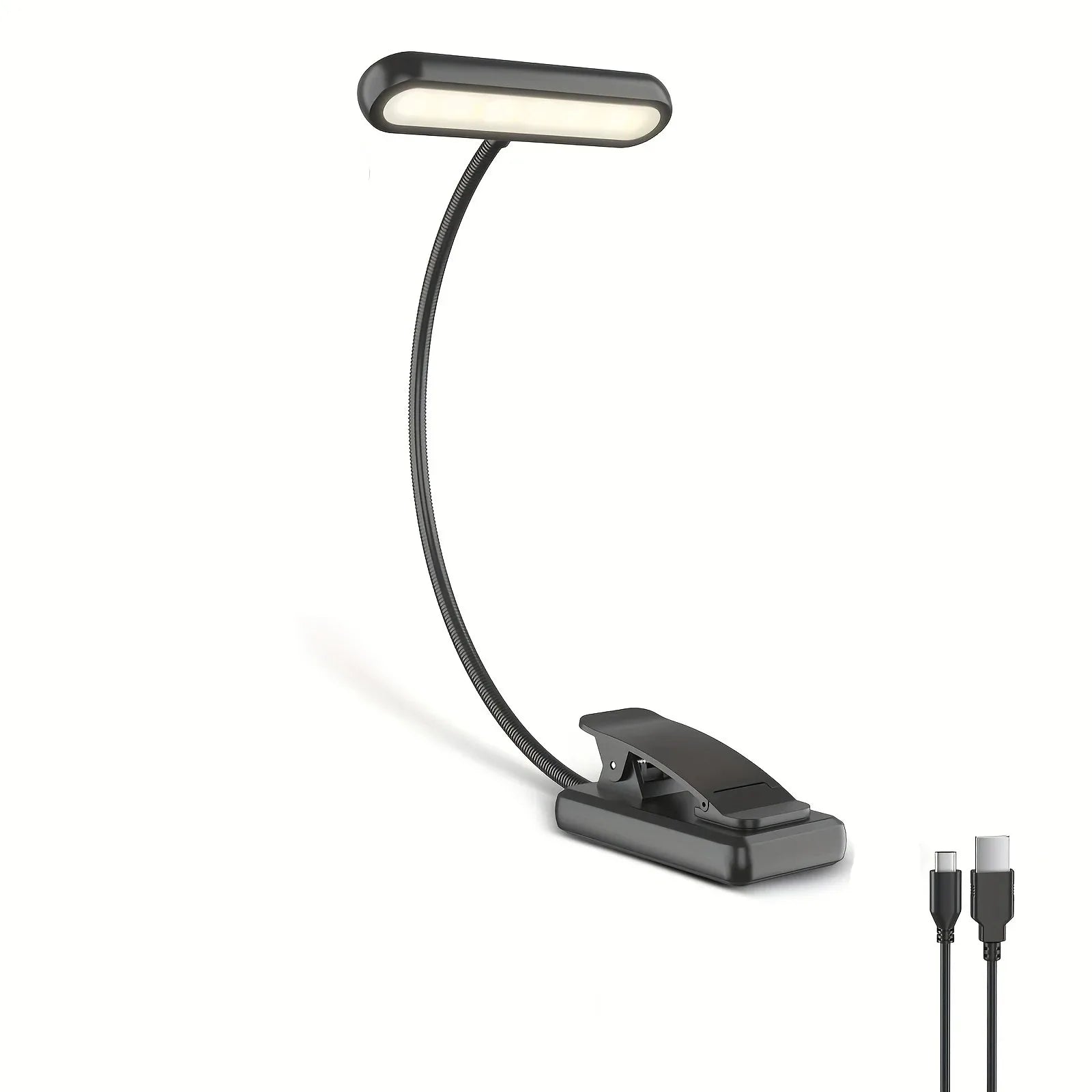 Lampe de Lecture LED à Pince Rechargeable USB