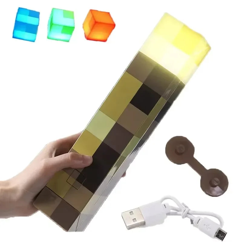 Lampe Torche LED Rechargeable USB - Veilleuse Décorative pour Enfants