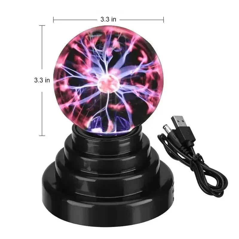 Boule Plasma Magique LED Tactile - Lampe Scientifique Décorative
