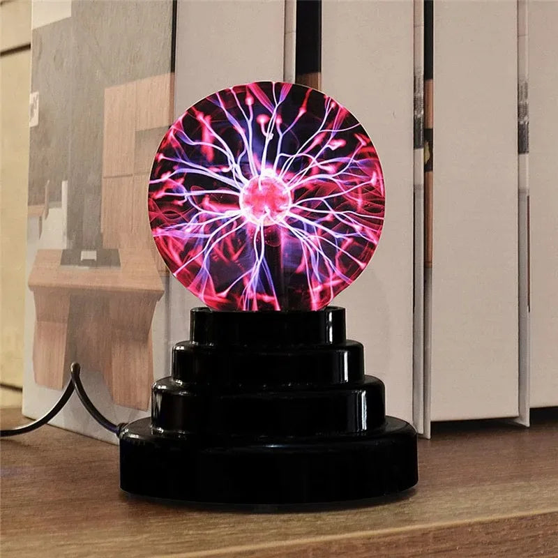 Boule Plasma Magique LED Tactile - Lampe Scientifique Décorative