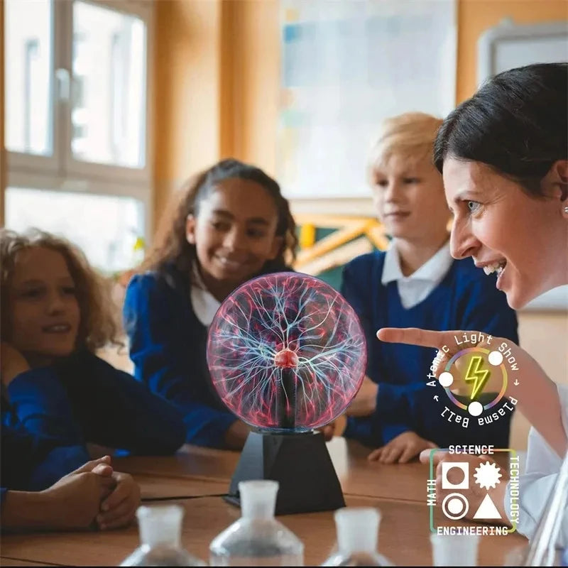 Boule Plasma Magique LED Tactile - Lampe Scientifique Décorative